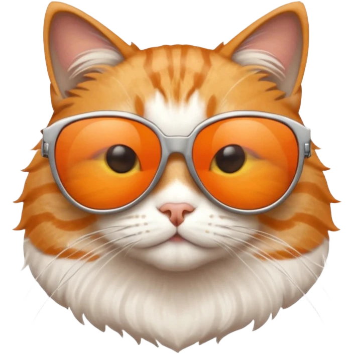 Cat wearing sunglasses emoji