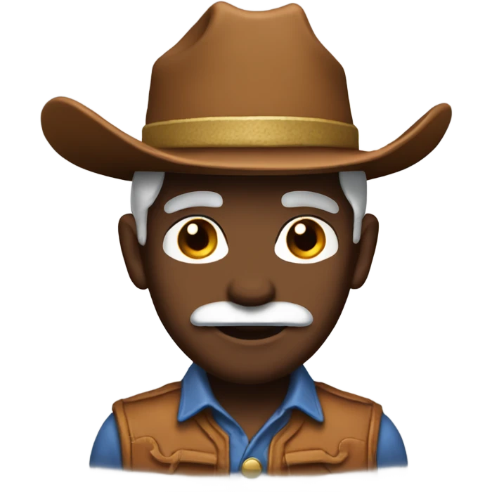 Santa Clause with a cow boy hat emoji