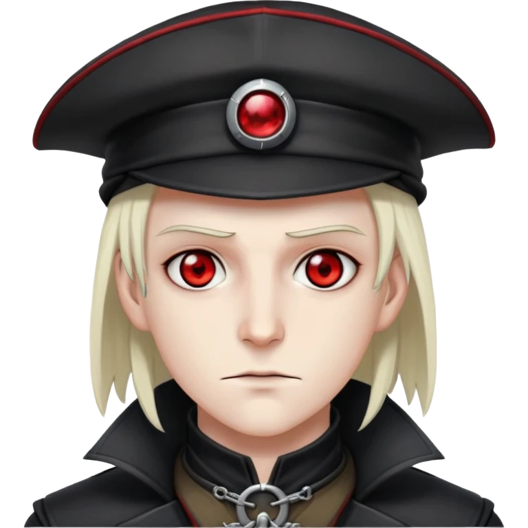 Alukard from Helsing OVA. but it's popular mems emoji