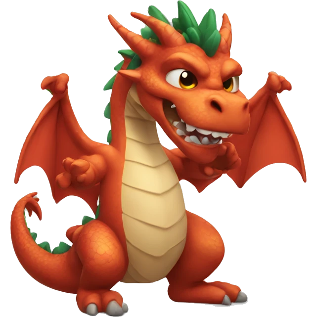 Dragon working out emoji