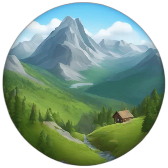 Un patou à la montagne emoji