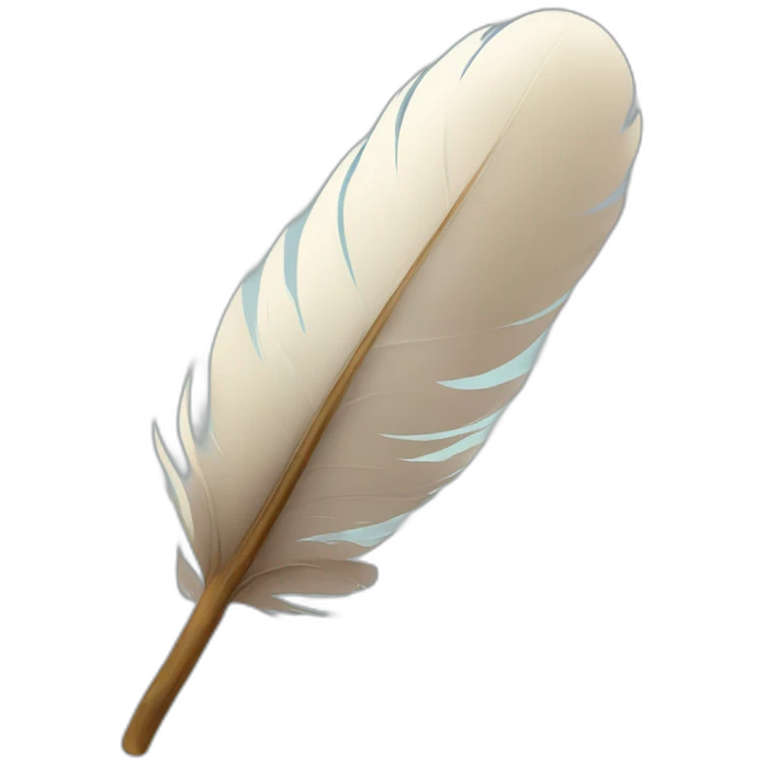 Plume dans l'troufignion emoji