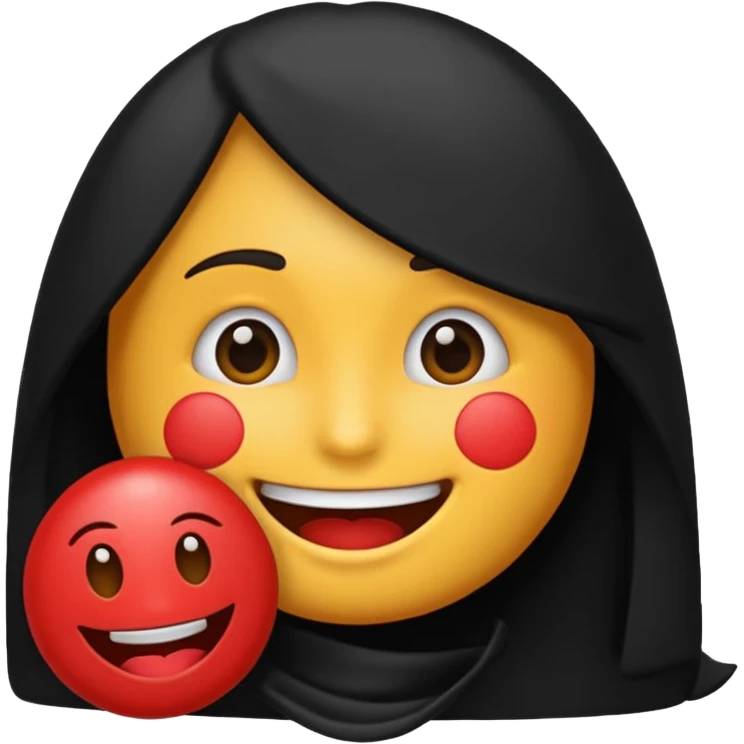 Quiero un emoji con una gorrita negra con las letras CH en color rojo emoji