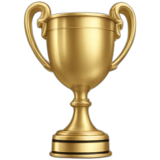 Sport cup gold emoji