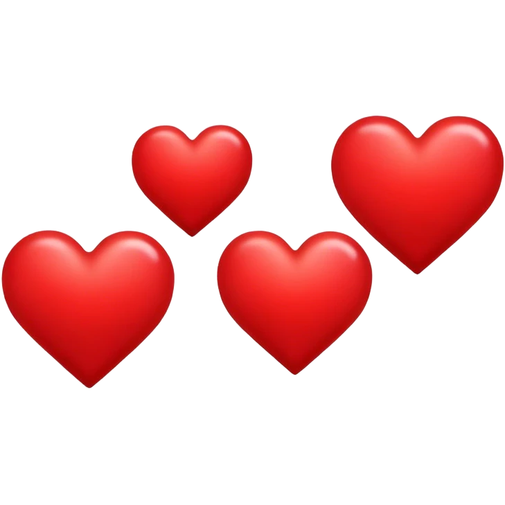 Triple heart emoji
