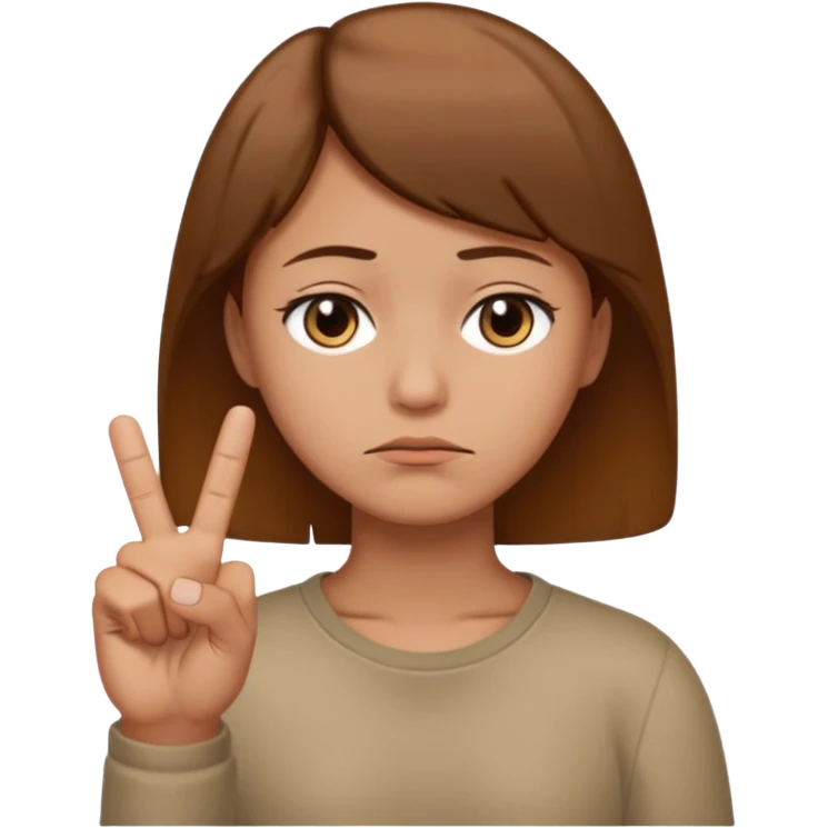 Sad face WITH A middle FINGER emoji