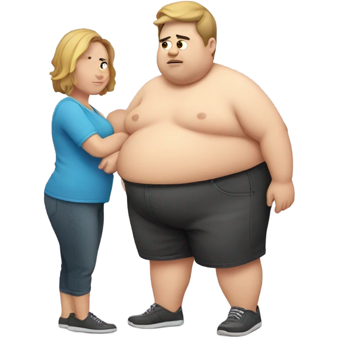 Fat people  emoji