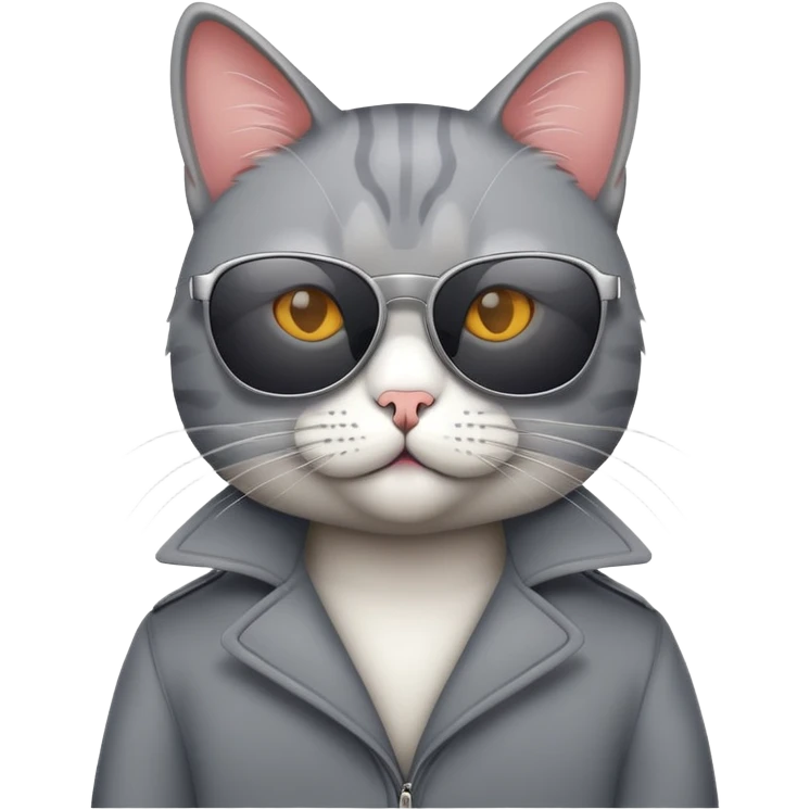 Cat wearing sunglasses emoji