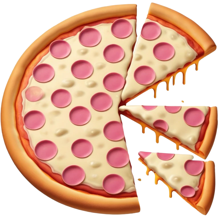 Pink pizza emoji