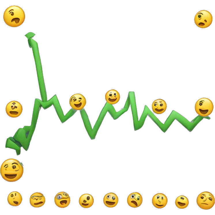 raising trading chart emoji