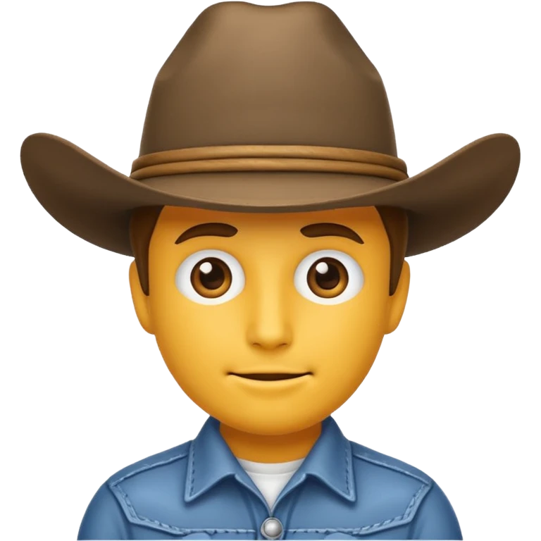Please create me cowboy related emojies that are fully white! emoji