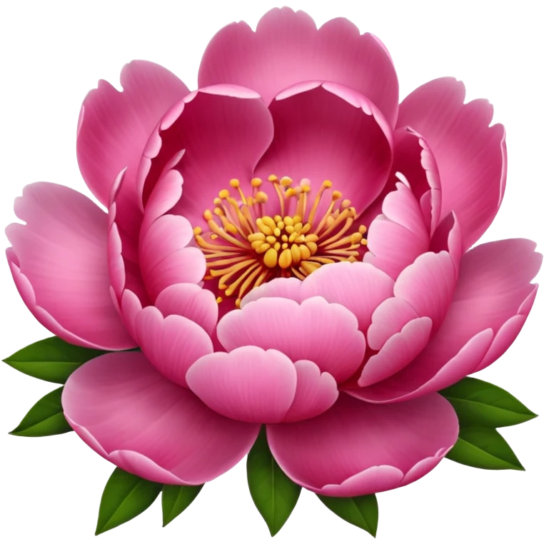 Create a peony flower emoji emoji