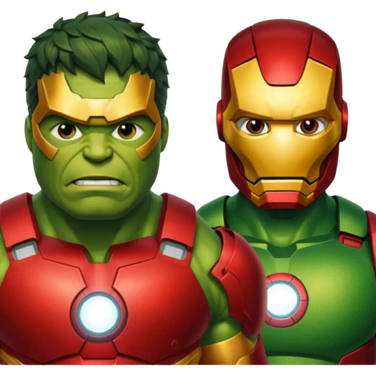 hulk e iron man emoji