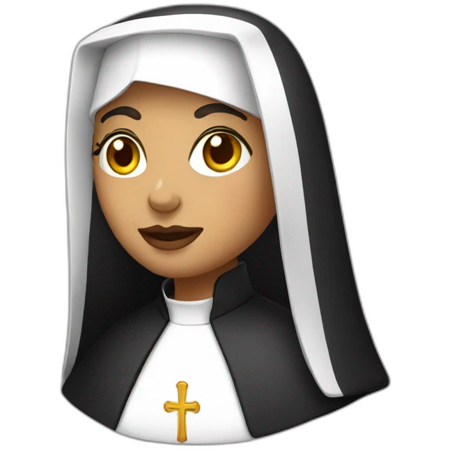 Sexy nun emoji