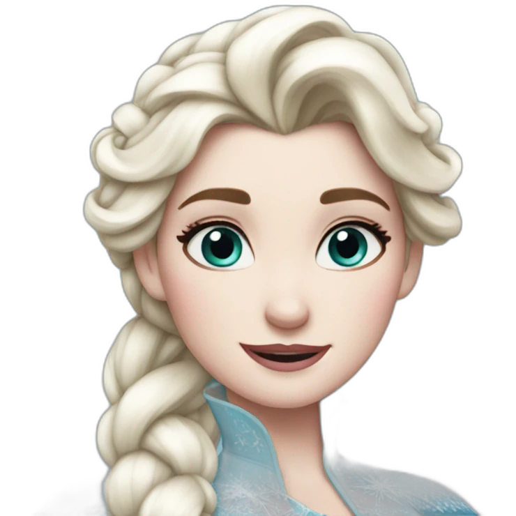 Elsa frozen emoji
