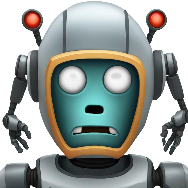 Angry robot space  emoji