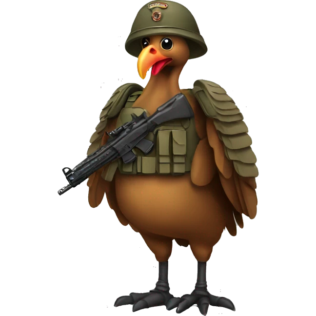 Turkey soldier emoji