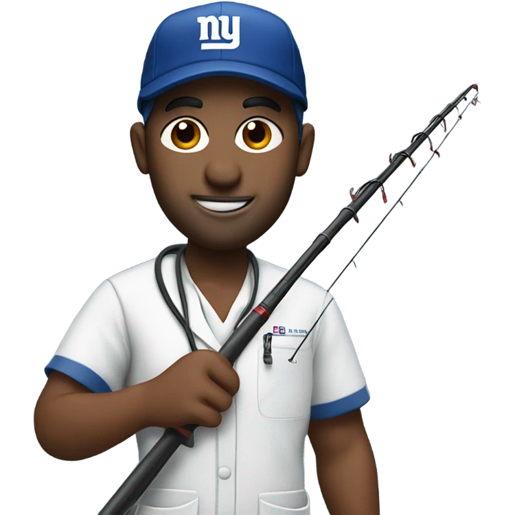 Flyfishing anesthesiologist who loves the New York giants  emoji