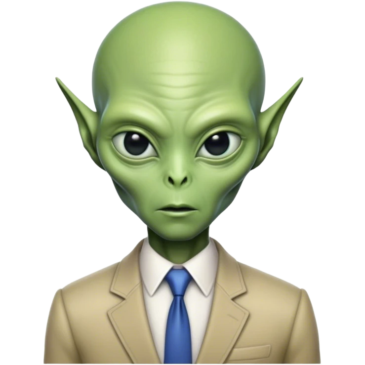 alien human president emoji