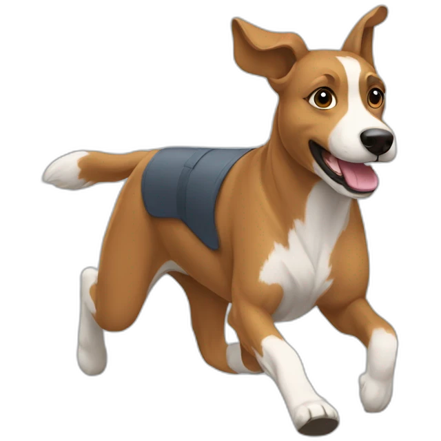 cani-cross running emoji