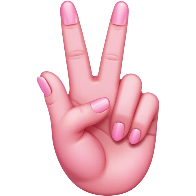 Pink middle finger  emoji