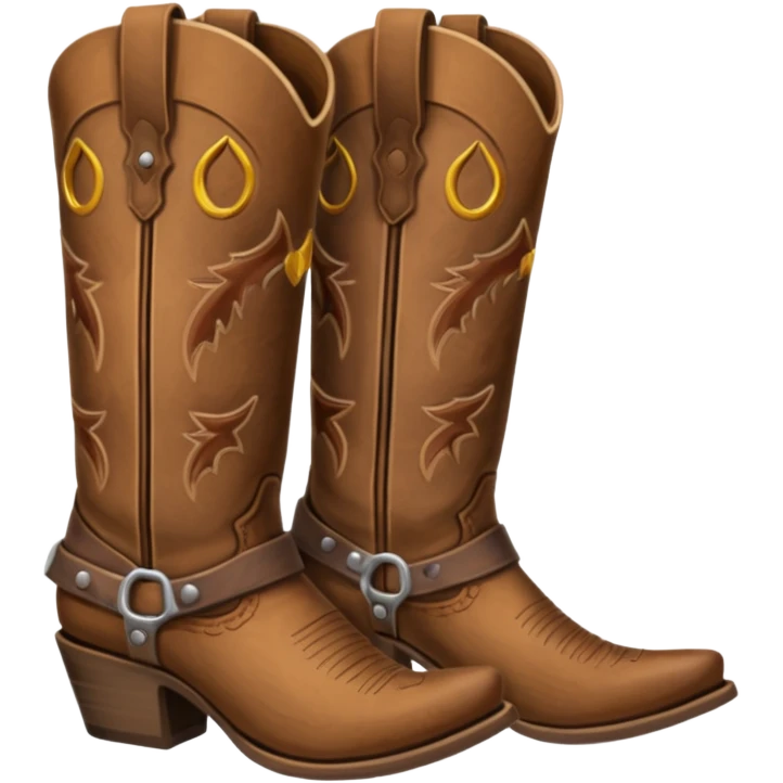 Cowgirl boots emoji