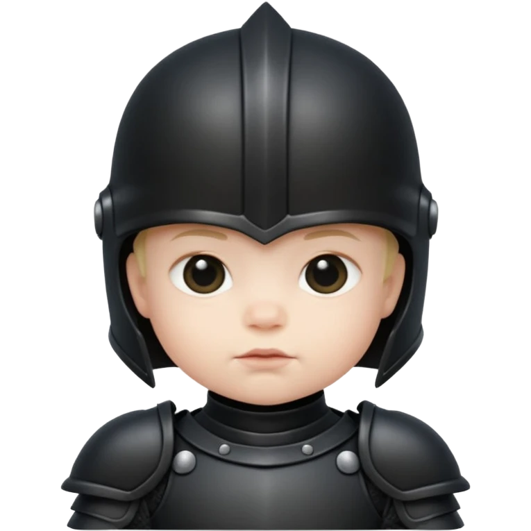 Armored black baby emoji