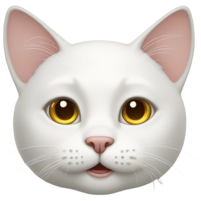 White cat emoji