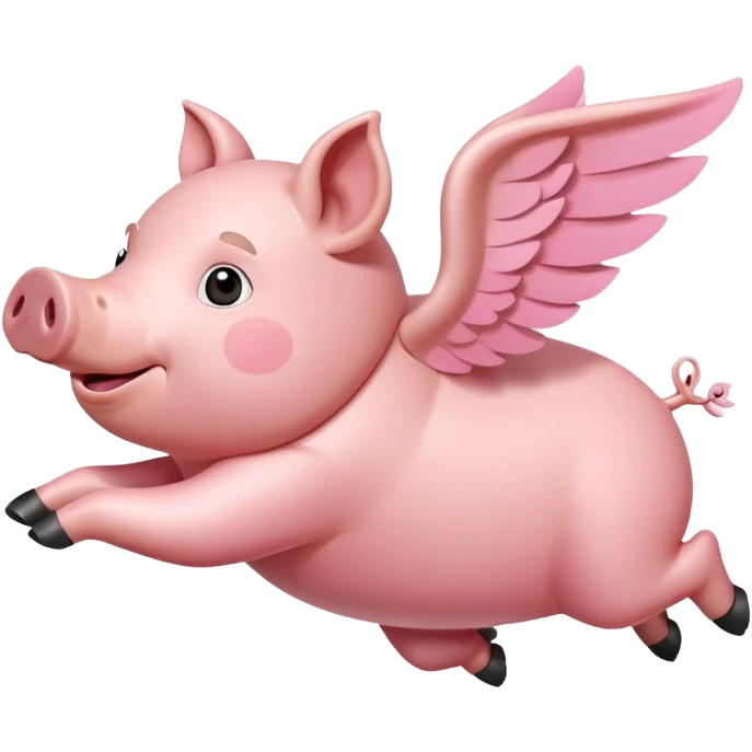 Pigflying emoji