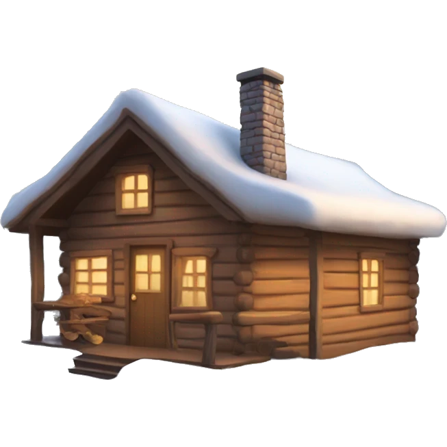 Cozy cabin emoji