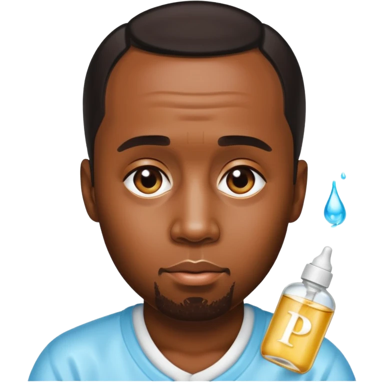 P-Diddy with baby oil emoji