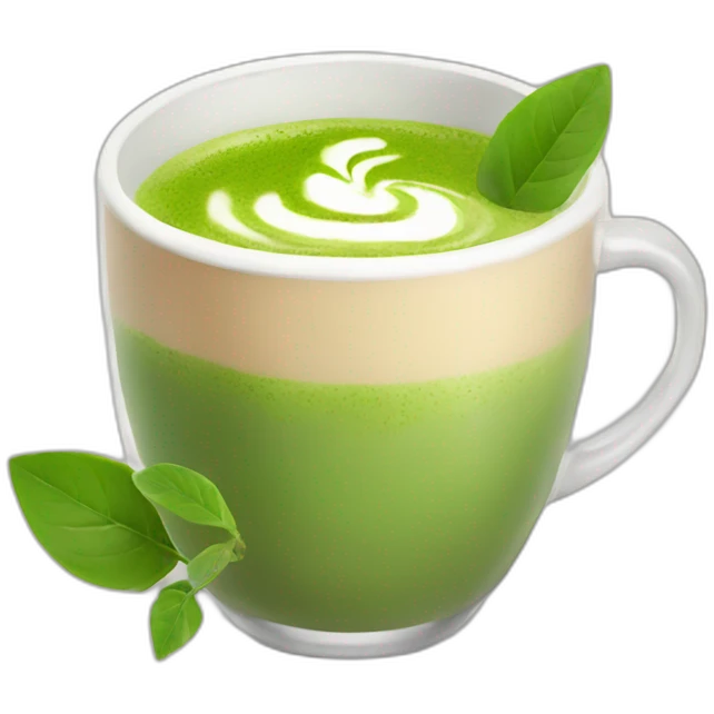Matcha latte  emoji