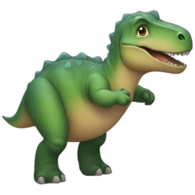 dinosaurs hugging emoji