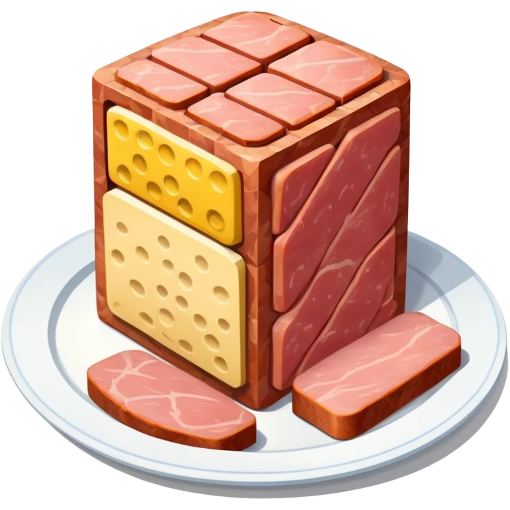  spam meat mondrian style paris cafe emoji