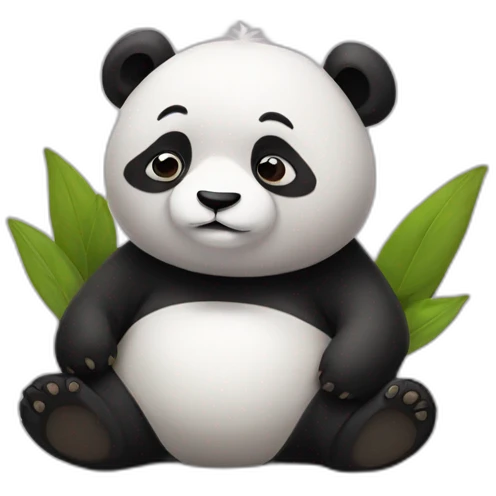 panda meditation fertile emoji