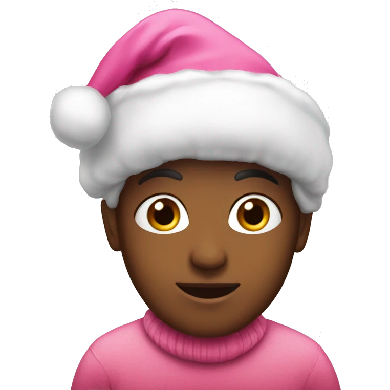 Pink christmas  emoji
