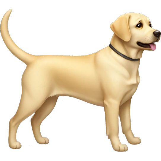Yellow lab emoji