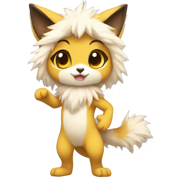 Anthro Chibi-style-Fur-Sona-Fakémon Full Body emoji