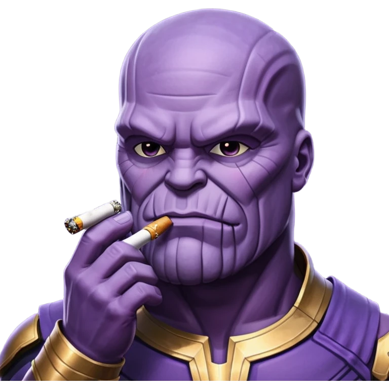 Thanos smoking emoji