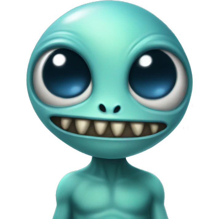 cute alien emoji