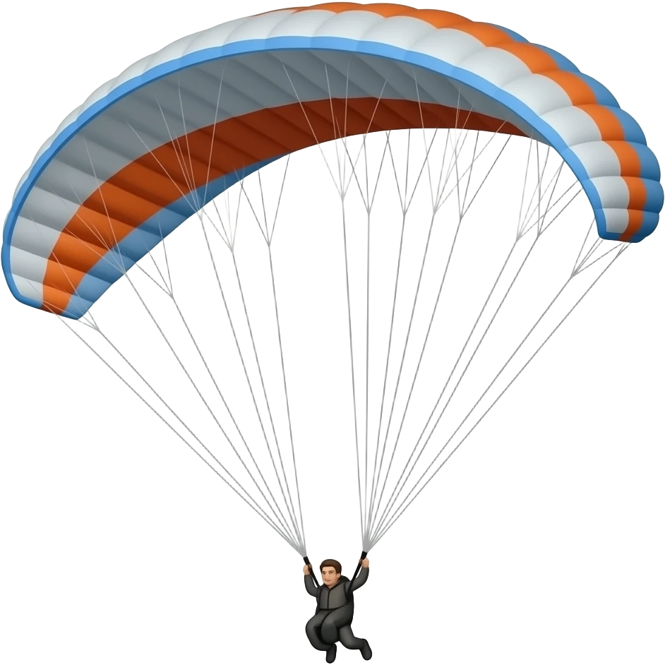 Paragliding emoji