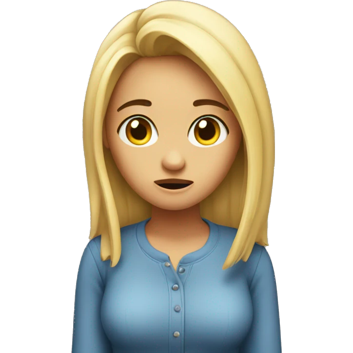 Really confused girl emoji