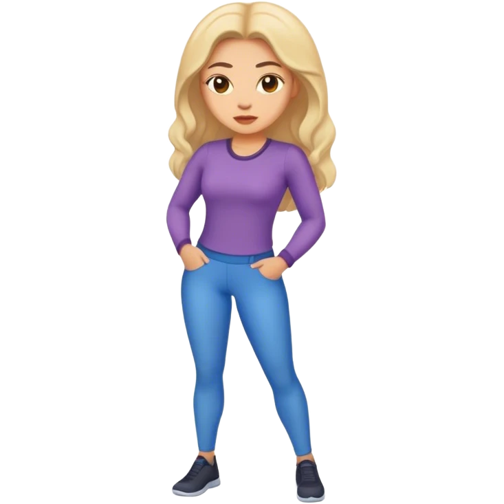 lady in tight clothes emoji
