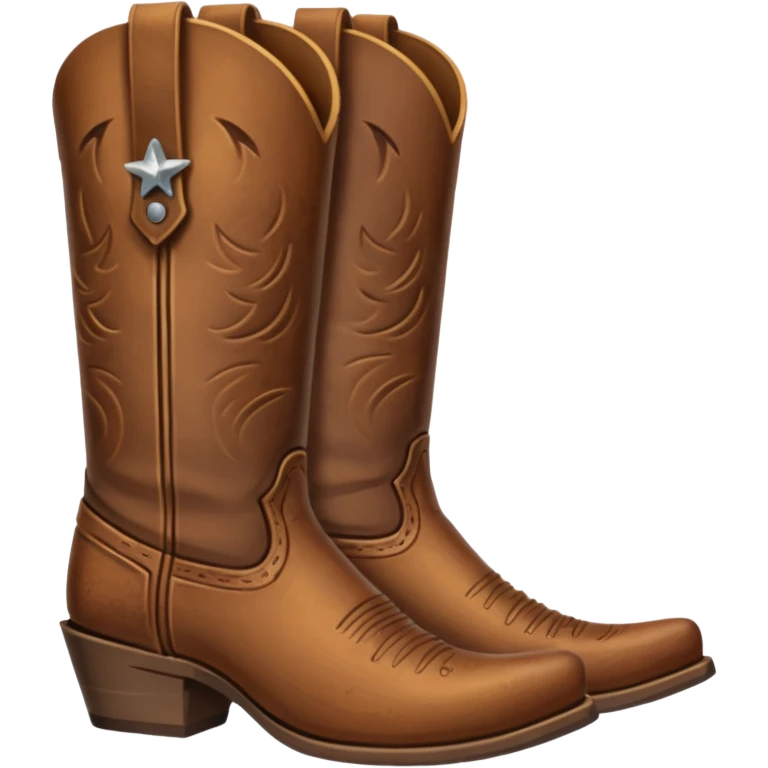 Cowboy boot emoji