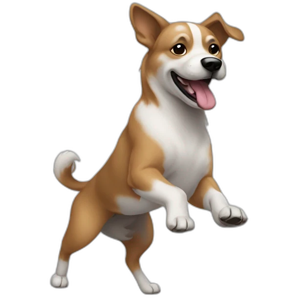 chien qui danse emoji