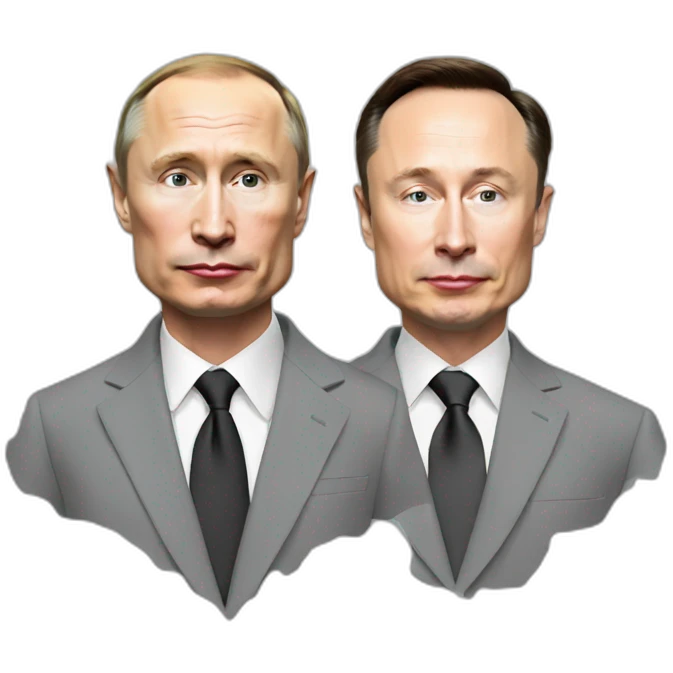 Putin and musk emoji