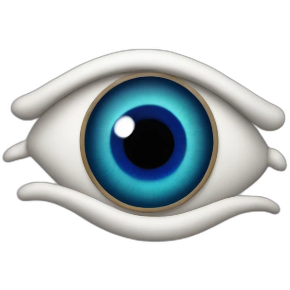 The evil eye emoji