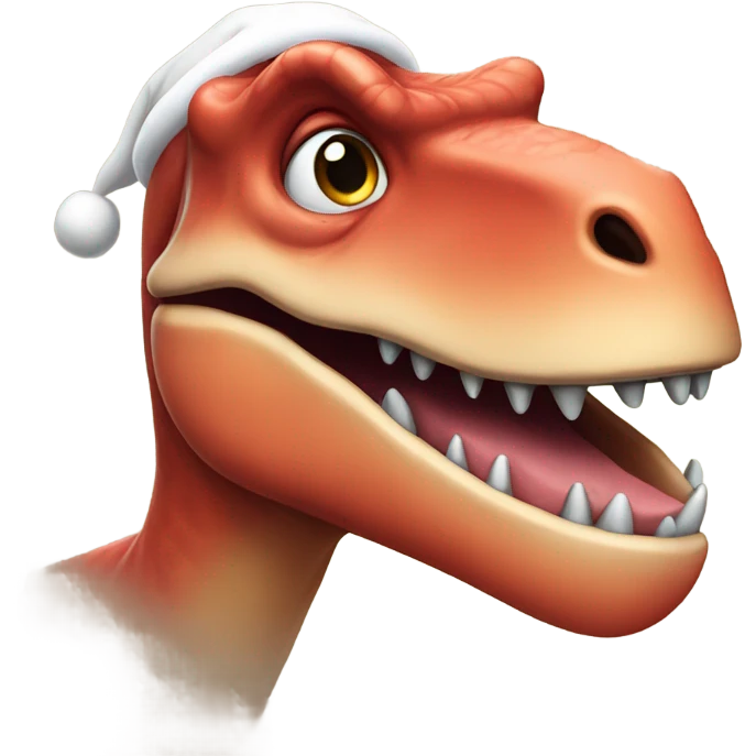 Santa Claus dinosaur  emoji