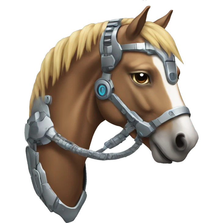 cyborg horse emoji