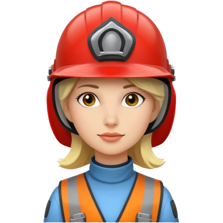 woman with helmet emoji